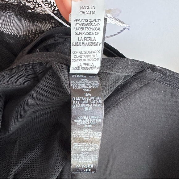 LA PERLA Ballade Sheer Underwire Lace-Trim Bodysuit NWT - Picture 12 of 16